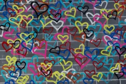 XXL Öl Gemälde 'Enthusiastic Heart' | Handgemaltes Unikat