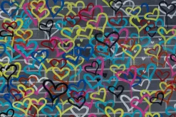 XXL Öl Gemälde 'Enthusiastic Heart' | Handgemaltes Unikat