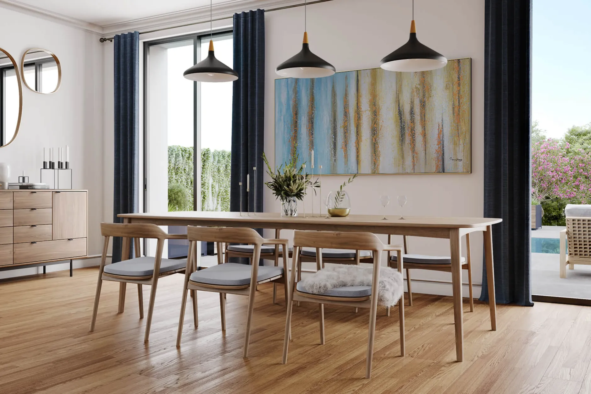 XXL Öl Gemälde 'Erleuchtung' | Handgemaltes Unikat