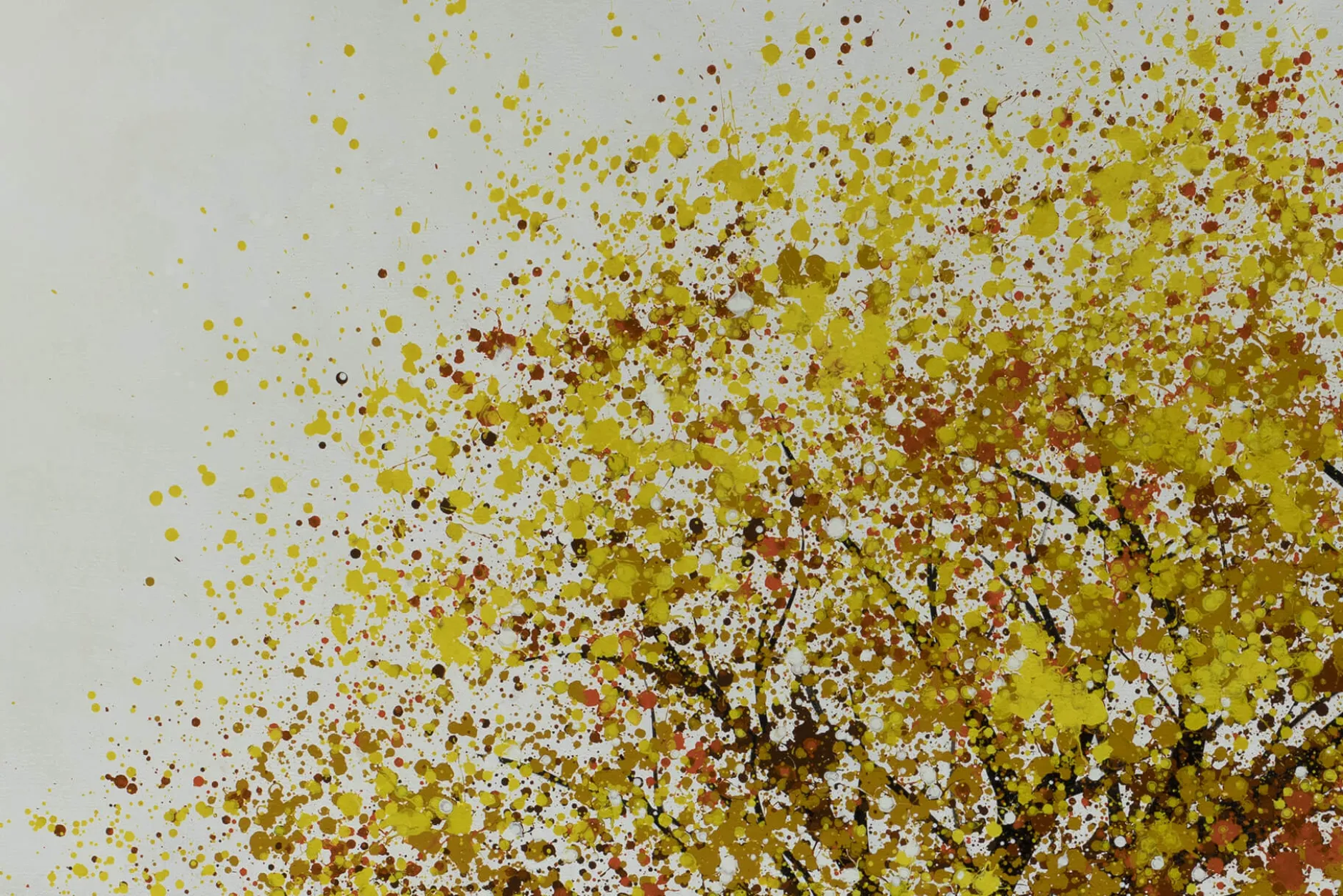 XXL Öl Gemälde 'Erwachender Herbst' | Handgemaltes Unikat