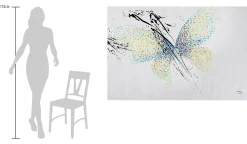 XXL Öl Gemälde 'Ethereal Butterfly' | Handgemaltes Unikat