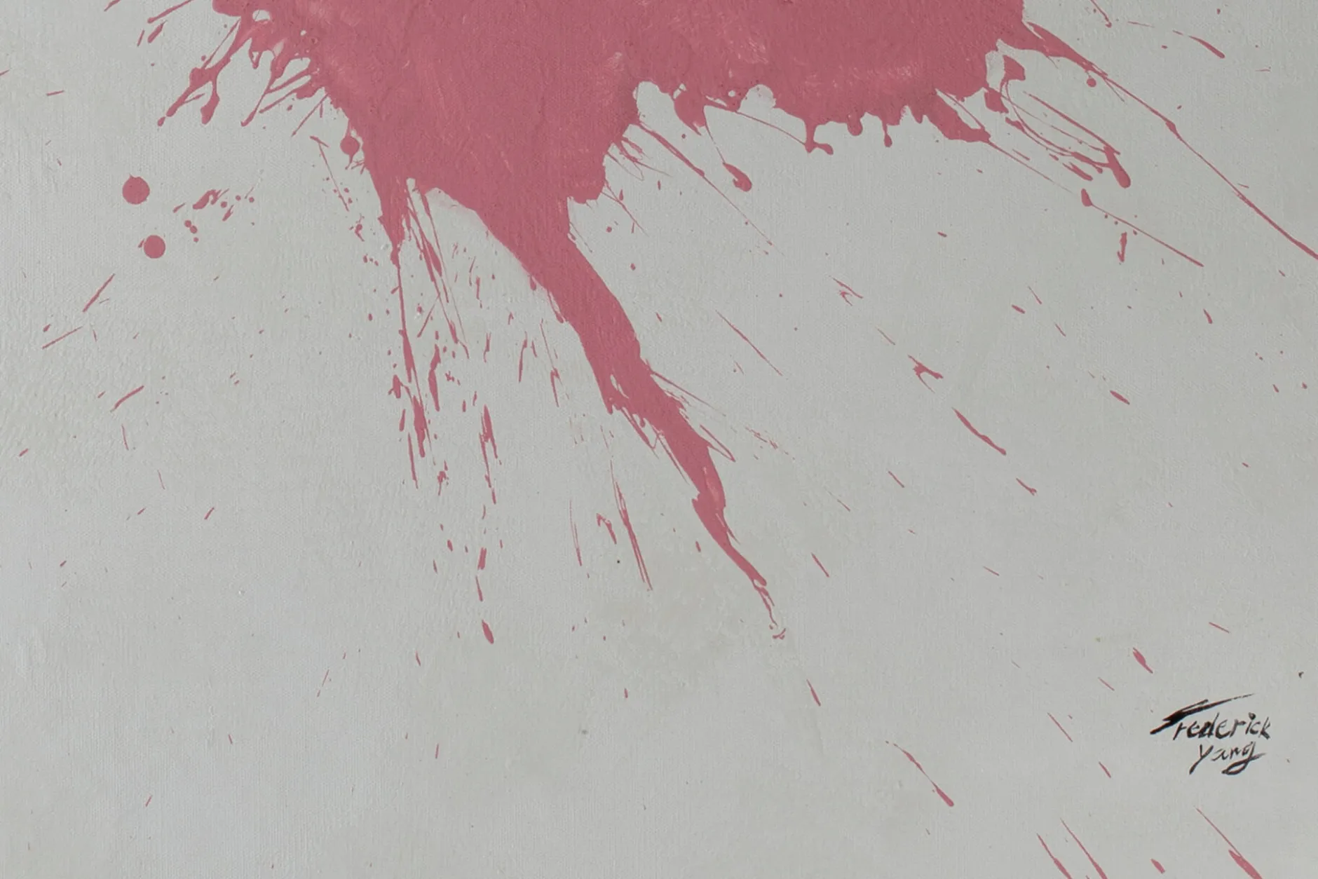 XXL Öl Gemälde 'Excellence in Pink' | Handgemaltes Unikat