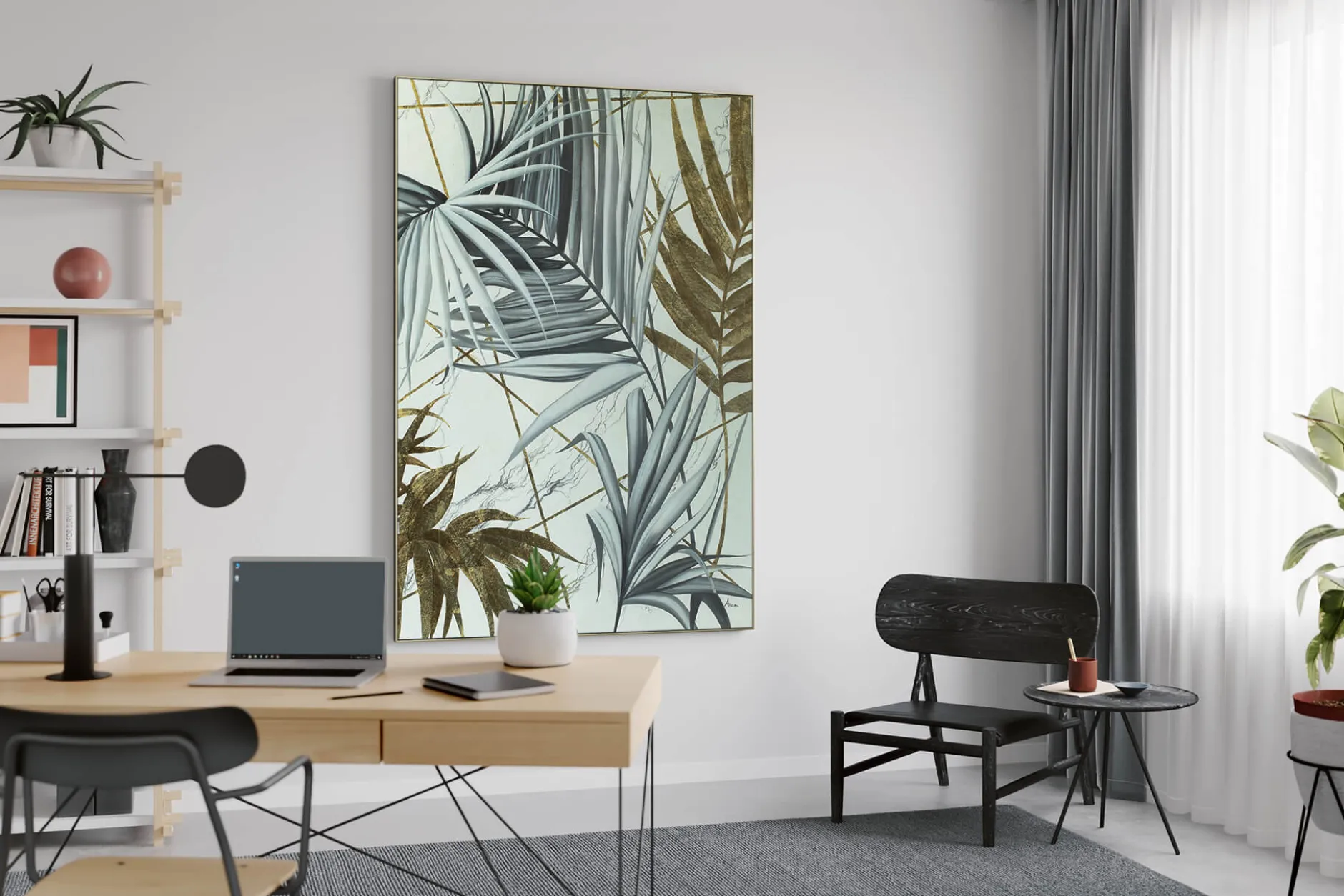 XXL Öl Gemälde 'Exotic Motifs' | Handgemaltes Unikat