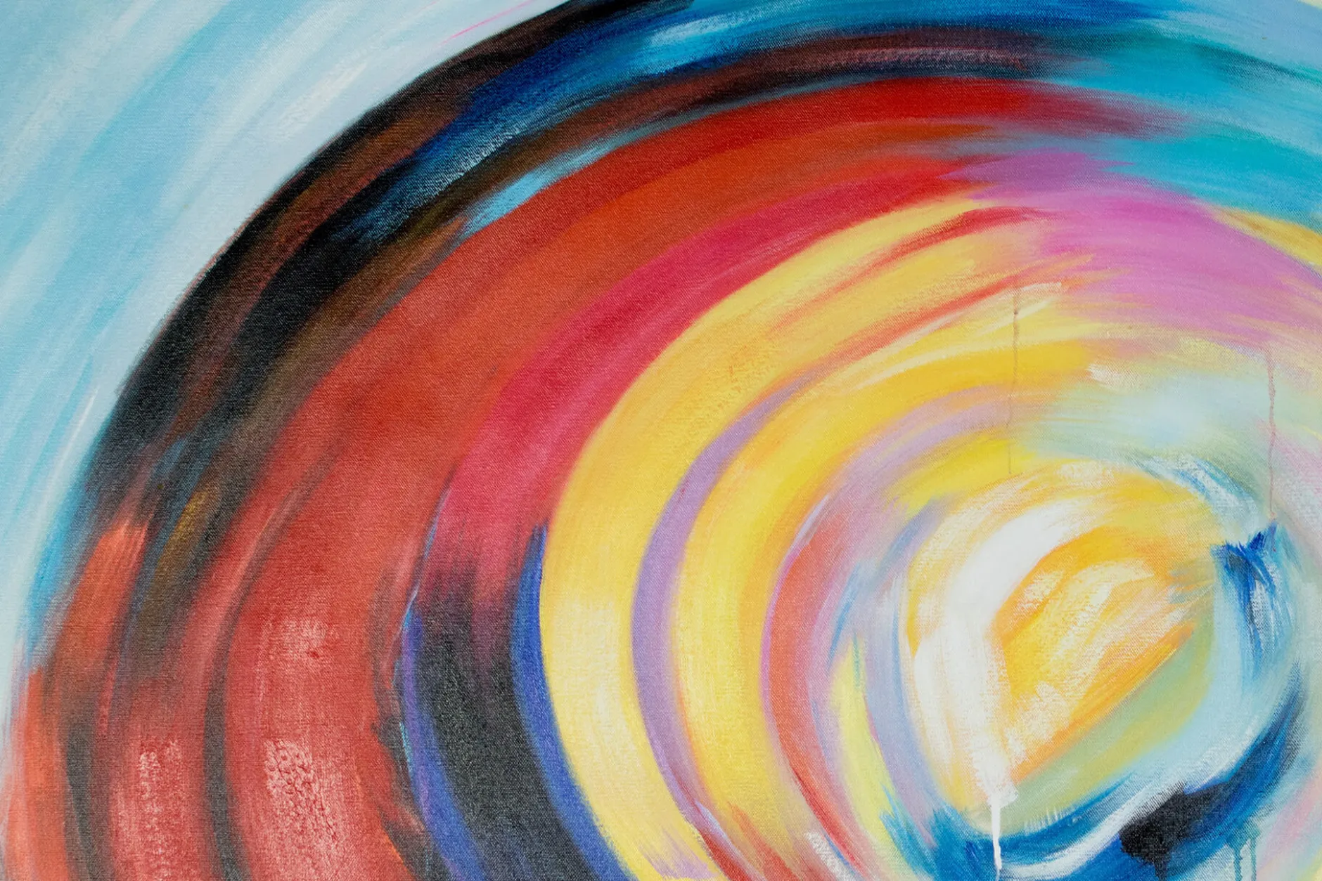 XXL Öl Gemälde 'Eye of Delight' | Handgemaltes Unikat