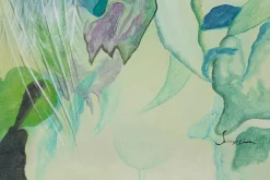 XXL Öl Gemälde 'Fading peacock' | Handgemaltes Unikat