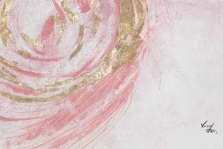 XXL Öl Gemälde 'Faint Rose' | Handgemaltes Unikat