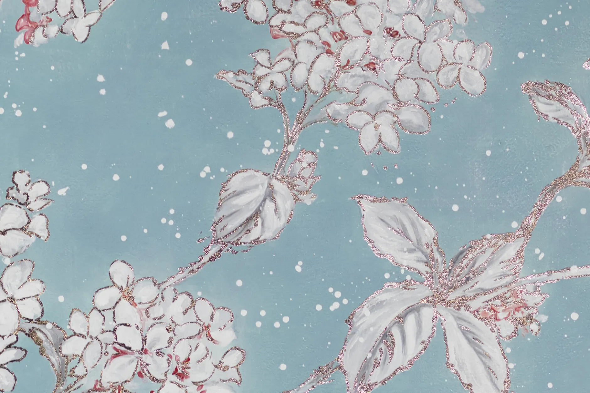 XXL Öl Gemälde 'Fairy Blossoms' | Handgemaltes Unikat