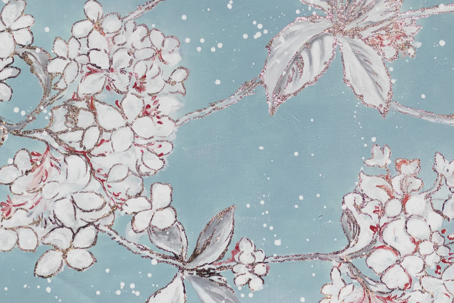 XXL Öl Gemälde 'Fairy Blossoms' | Handgemaltes Unikat