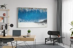 XXL Öl Gemälde 'Falling Sun' | Handgemaltes Unikat
