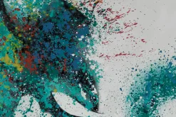 XXL Öl Gemälde 'Farbgeflüster' | Handgemaltes Unikat