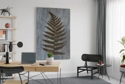 XXL Öl Gemälde 'Fern Herbarium' | Handgemaltes Unikat