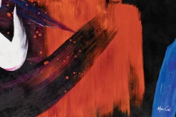 XXL Öl Gemälde 'Feuriges Universum' | Handgemaltes Unikat