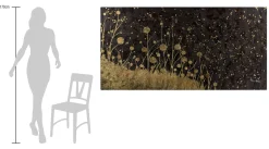 XXL Öl Gemälde 'Field of Golden Wishes' | Handgemaltes Unikat