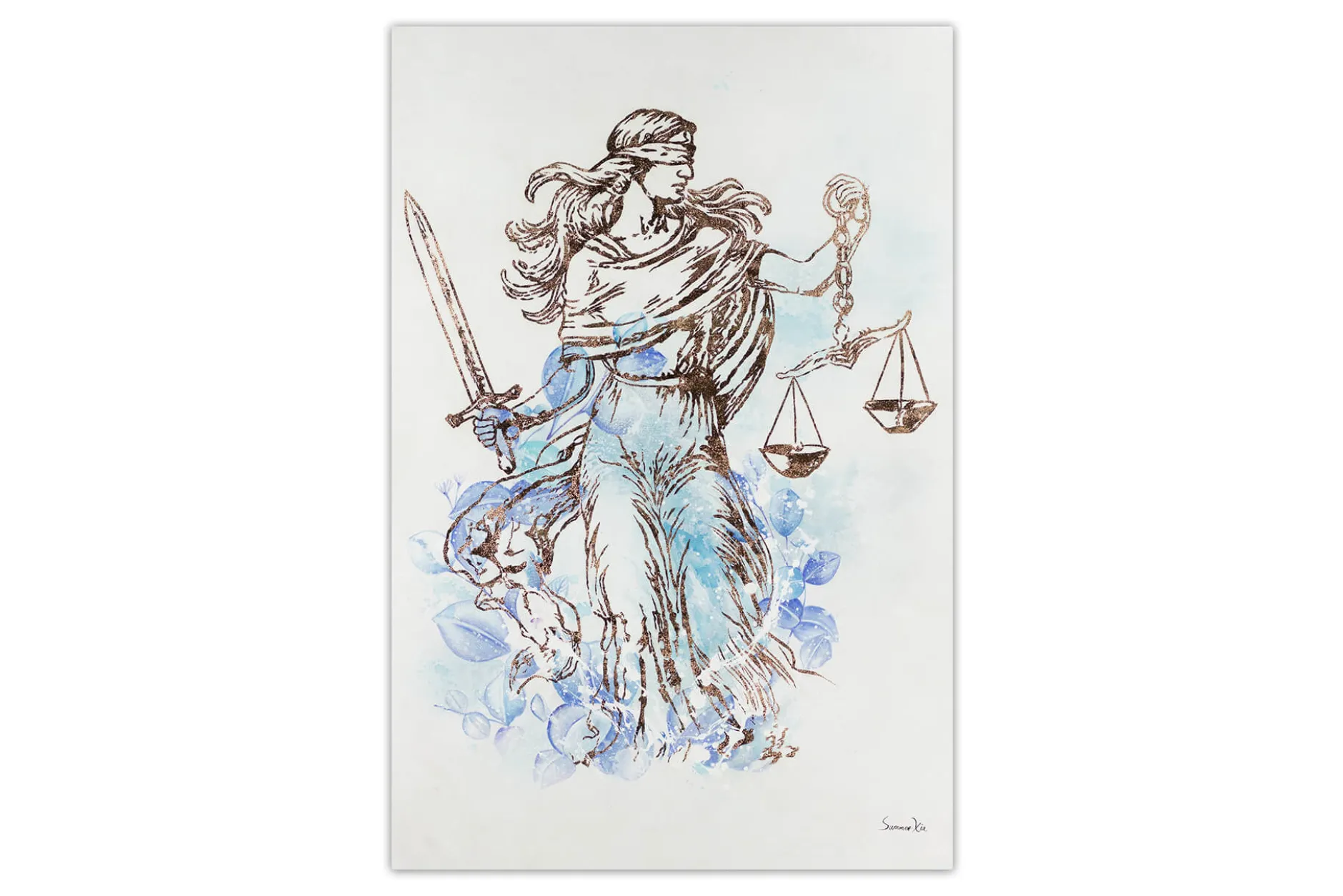 XXL Öl Gemälde 'Fight for Justice' | Handgemaltes Unikat
