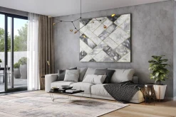 XXL Öl Gemälde 'Fine Marble' | Handgemaltes Unikat