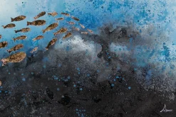 XXL Öl Gemälde 'Fish's Magic' | Handgemaltes Unikat