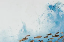 XXL Öl Gemälde 'Fish's Magic' | Handgemaltes Unikat