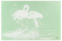 XXL Öl Gemälde 'Flamingofreundschaft' | Handgemaltes Unikat