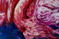 XXL Öl Gemälde 'Flamingo Symphony' | Handgemaltes Unikat