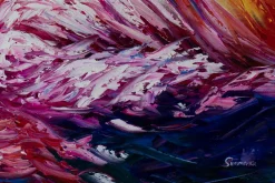 XXL Öl Gemälde 'Flamingo Symphony' | Handgemaltes Unikat