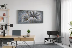 XXL Öl Gemälde 'Fleur d'Or' | Handgemaltes Unikat