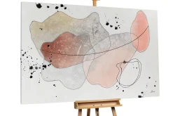 XXL Öl Gemälde 'Floating Petals' | Handgemaltes Unikat
