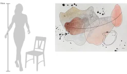 XXL Öl Gemälde 'Floating Petals' | Handgemaltes Unikat