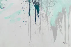 XXL Öl Gemälde 'Floral Aquarelle' | Handgemaltes Unikat