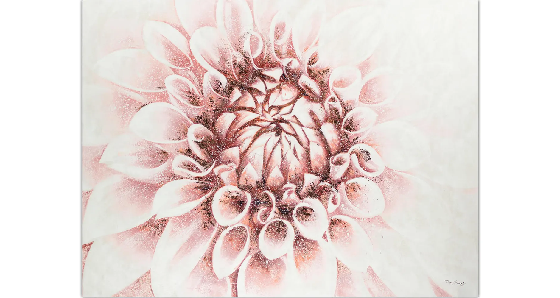 XXL Öl Gemälde 'Floral Luxury' | Handgemaltes Unikat