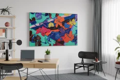 XXL Öl Gemälde 'Floral Radiance' | Handgemaltes Unikat