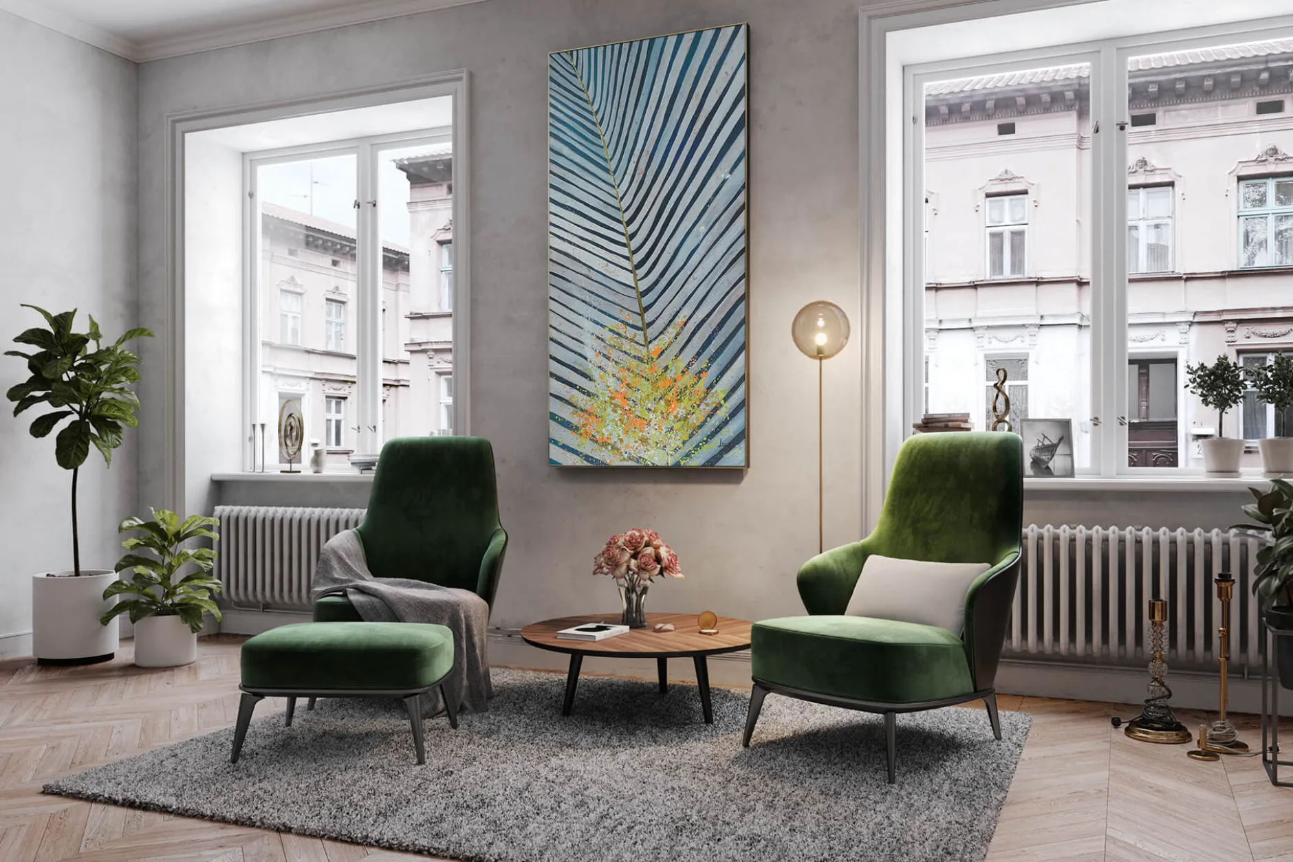 XXL Öl Gemälde 'Flou Artistique' | Handgemaltes Unikat