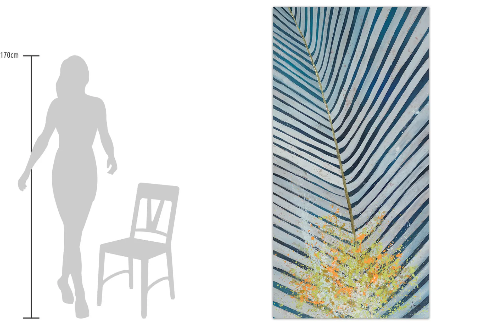 XXL Öl Gemälde 'Flou Artistique' | Handgemaltes Unikat