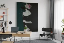XXL Öl Gemälde 'Flower Masquerade' | Handgemaltes Unikat
