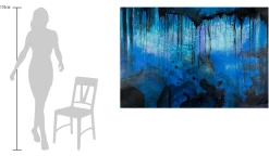 XXL Öl Gemälde 'Flowstone Cave' | Handgemaltes Unikat