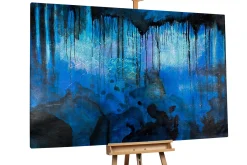 XXL Öl Gemälde 'Flowstone Cave' | Handgemaltes Unikat