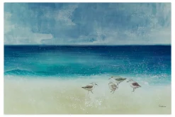 XXL Öl Gemälde 'Fröhlicher Strandtag' | Handgemaltes Unikat