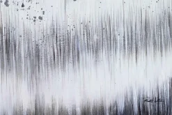 XXL Öl Gemälde 'Frostiger Schatten' | Handgemaltes Unikat