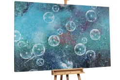 XXL Öl Gemälde 'Funkelnde Galaxie' | Handgemaltes Unikat