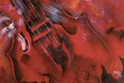 XXL Öl Gemälde 'Furious Fiddle' | Handgemaltes Unikat