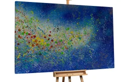 XXL Öl Gemälde 'Galactic Explosion' | Handgemaltes Unikat