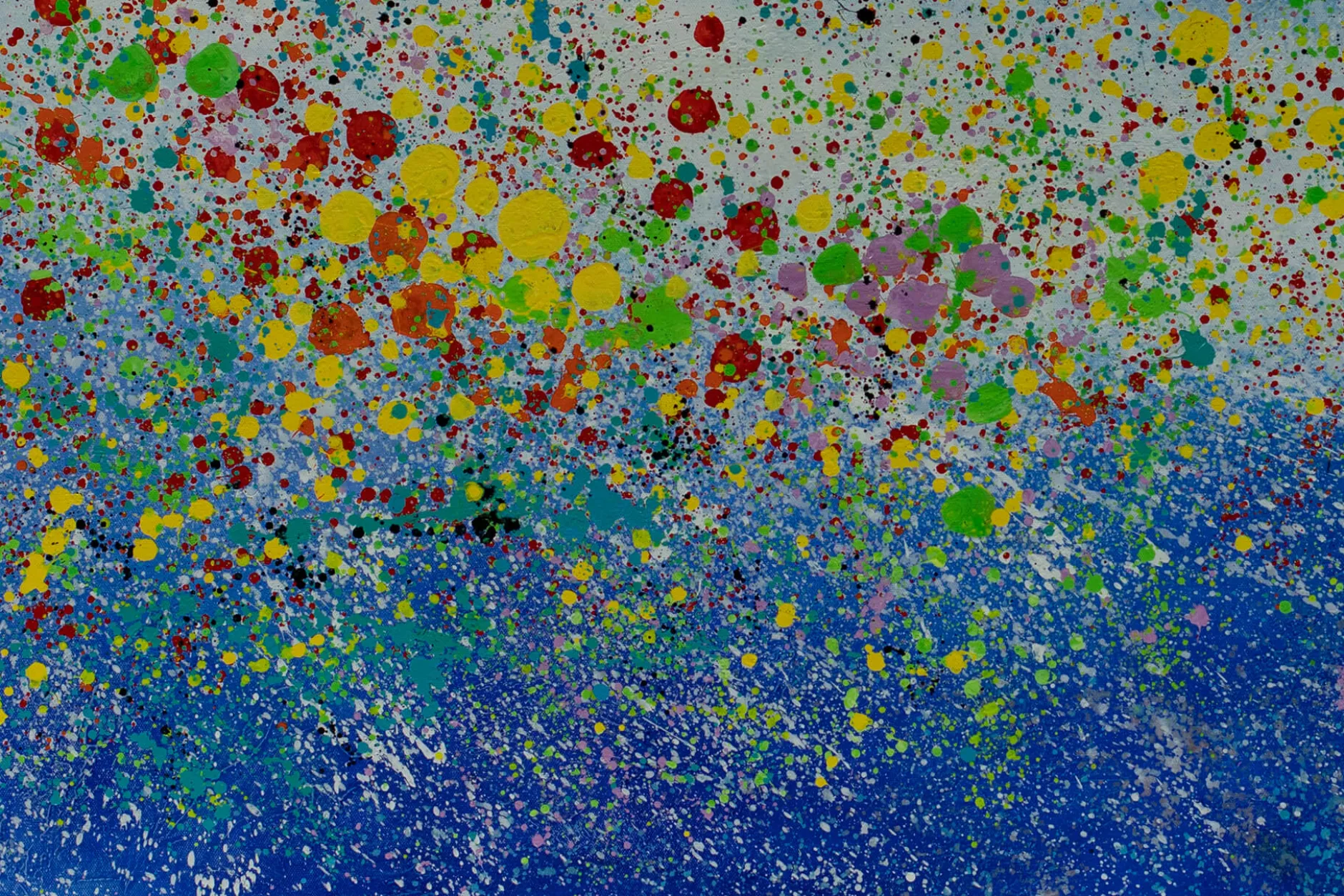 XXL Öl Gemälde 'Galactic Explosion' | Handgemaltes Unikat
