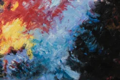 XXL Öl Gemälde 'Gaze of Flames' | Handgemaltes Unikat