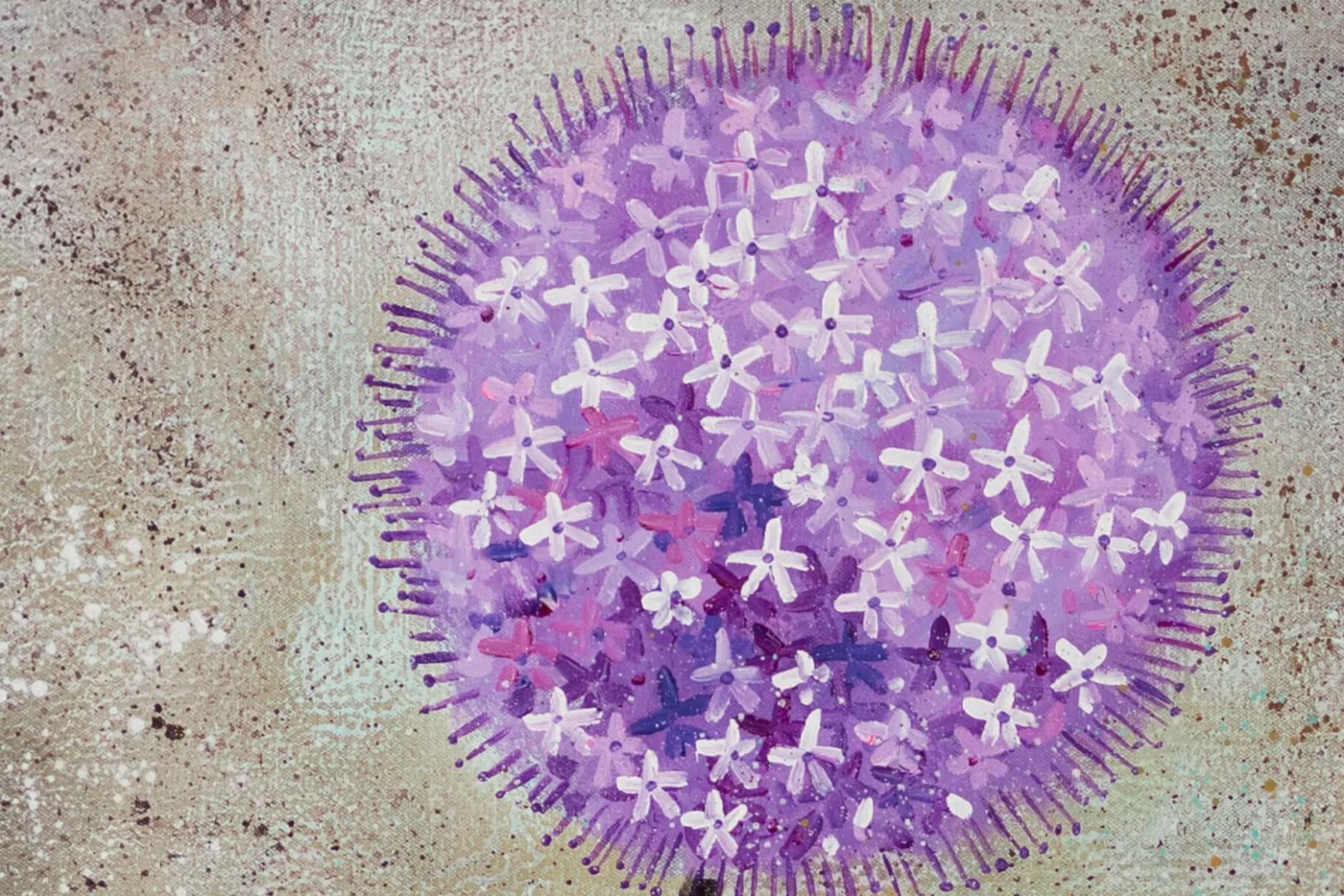 XXL Öl Gemälde 'Gedicht der Blumen' | Handgemaltes Unikat