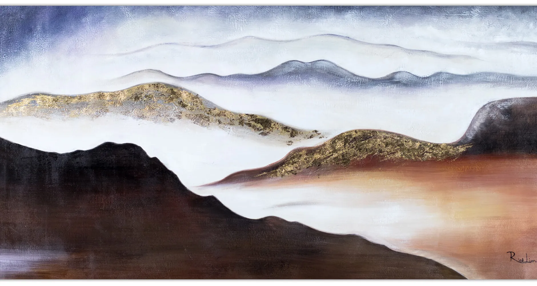 XXL Öl Gemälde 'Geheimnis der Wüste' | Handgemaltes Unikat