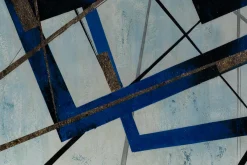 XXL Öl Gemälde 'Geometric Enigma' | Handgemaltes Unikat