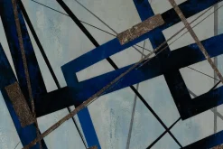 XXL Öl Gemälde 'Geometric Enigma' | Handgemaltes Unikat