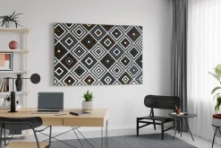 XXL Öl Gemälde 'Geometric Illusion' | Handgemaltes Unikat