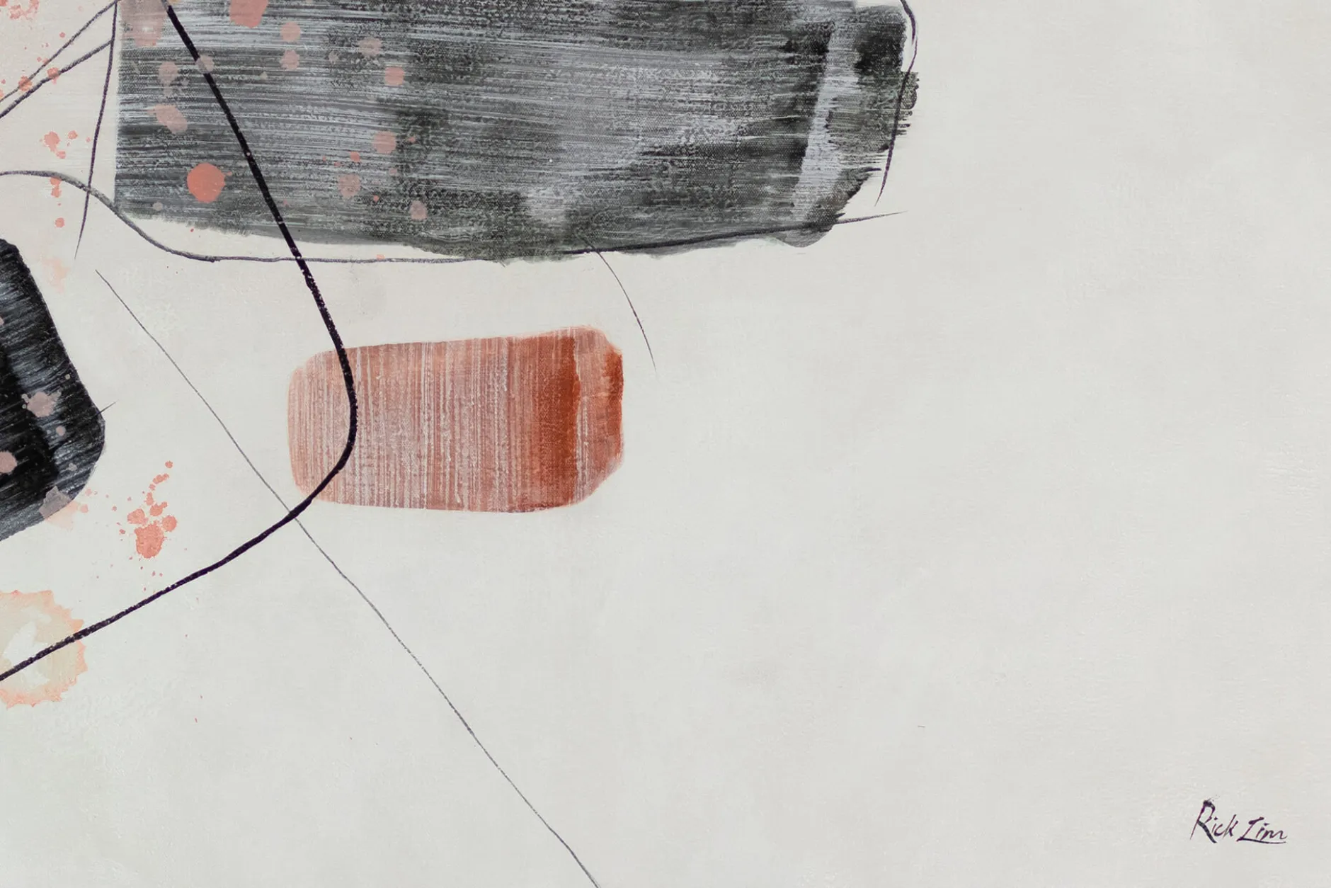 XXL Öl Gemälde 'Geometric Refinement' | Handgemaltes Unikat