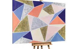 XXL Öl Gemälde 'Geometric Spaces' | Handgemaltes Unikat