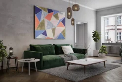XXL Öl Gemälde 'Geometric Spaces' | Handgemaltes Unikat